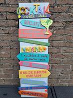 Groot Houten cocktailbord, Ophalen of Verzenden, Nieuw, Reclamebord