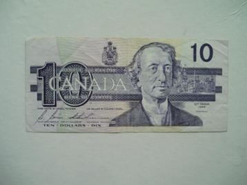1364. Canada, 10 dollars 1989 Sir John Alexander Macdonald. beschikbaar voor biedingen
