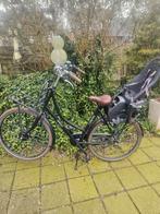 Electriche dames transportfiets zwart, Fietsen en Brommers, Elektrische fietsen, 51 tot 55 cm, Ophalen, Gebruikt, 50 km per accu of meer
