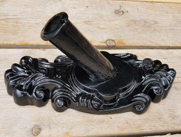 Nieuwe monumentale vlaggenstokhouder vlaghouder zwart beschikbaar voor biedingen