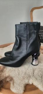 Roberto Botella Enkellaarzen Leer - Maat 37, Roberto Botella, Zwart, Lage of Enkellaarzen, Ophalen of Verzenden