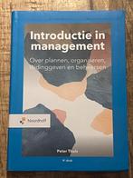 Introductie in Management - Peter Thuis - 4e druk z.g.a.n., Ophalen of Verzenden, Zo goed als nieuw, Management