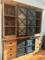 Mangohouten buffetkast, Huis en Inrichting, Kasten | Buffetkasten, Ophalen, Zo goed als nieuw, 25 tot 50 cm, 150 tot 200 cm