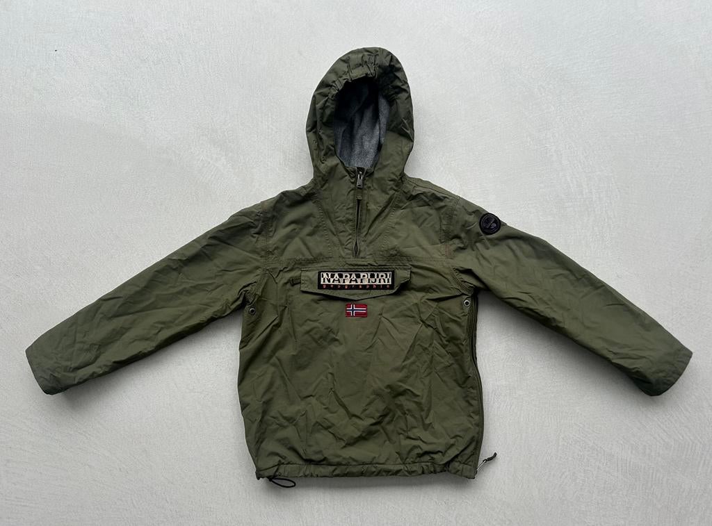 Napapijri Rainforest Winter Anorak, Gebruikt, Jongen of Meisje, Ophalen of Verzenden, Napapijri