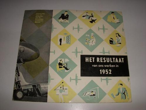 Jaarverslag Personeel van de KLM 1952, Verzamelen, Luchtvaart en Vliegtuigspotten, Gebruikt, Overige typen, Ophalen of Verzenden