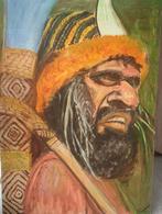 Olieverf portret op doek - 82x64 cm, Ophalen