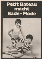 Retro reclame 1971 Petit Bateau kinder badkleding strandmode, Verzenden, Overige typen