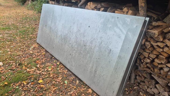 RVS Plaat 3mm, Doe-het-zelf en Verbouw, Platen en Panelen, Zo goed als nieuw, Overige materialen, Minder dan 20 mm, Ophalen