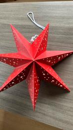 Rode kerstster doorsnee 43 cm. Van papier., Diversen, Kerst, Ophalen, Gebruikt