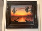 Schilderij uit bali. Ongeveer gekocht in 1970 maar nog top, Ophalen