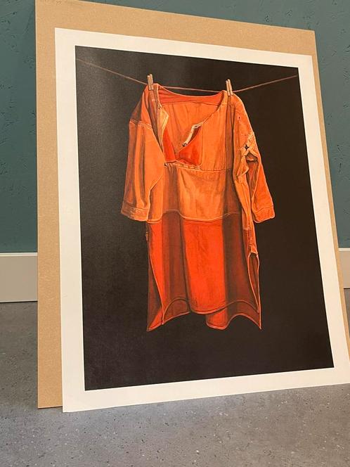 Jopie Huisman Roodbaaien hemd, Antiek en Kunst, Kunst | Litho's en Zeefdrukken, Ophalen of Verzenden