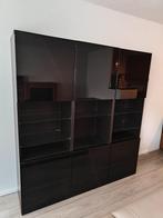 Buffetkast Zwart, Huis en Inrichting, Ophalen, 150 tot 200 cm, Modern, 150 tot 200 cm
