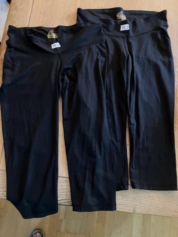 2x bermuda legging zwart beschikbaar voor biedingen