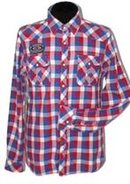 SCOTCH & SODA geruit overhemd, shirt, wit/rood/blauw, Mt. L, Kleding | Heren, Overhemden, Halswijdte 41/42 (L), Scotch and Soda
