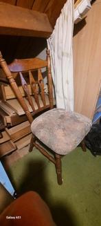 eettafel + 4 stoelen, Ophalen, Gebruikt, Klassiek, 4 tot 6 stoelen