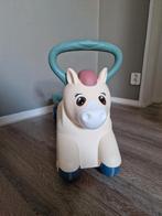 Smoby paardje met karretje loop auto, Ophalen, Zo goed als nieuw, Loopvoertuig