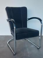 Gispen 412S Manchester rib zwart | Hoogglans | Nieuwstaat !, ., 75 tot 100 cm, Ophalen of Verzenden, Zo goed als nieuw