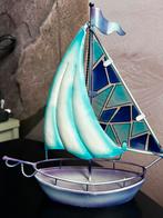 Boot glas in lood decoratie, Ophalen of Verzenden, Zo goed als nieuw, Overige typen