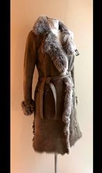 Rizal 38 Shearling lammy lammycoat taupe/grijs, Verzenden, Zo goed als nieuw, Maat 38/40 (M), Grijs