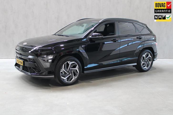 Hyundai Kona 1.6 GDI HEV N Line Zeer luxe uitvoering Prijs i, Auto's, Hyundai, Bedrijf, Te koop, Kona, 360° camera, ABS, Achteruitrijcamera