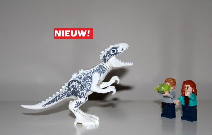 Jurassic World Park Dinosaurus Indominus Rex wit KLEIN, Kinderen en Baby's, Speelgoed | Actiefiguren, Nieuw, Ophalen of Verzenden