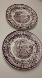2 Borden. Petrus Regout. Amazone, Ophalen of Verzenden