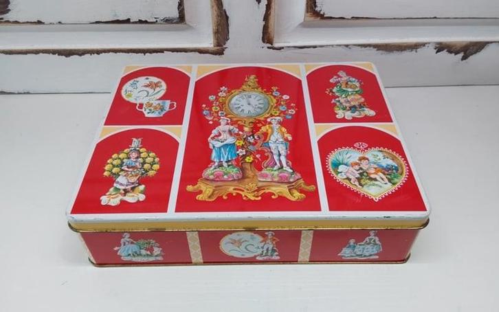 Engelse koekjestrommel, Antiek en Kunst, Curiosa en Brocante, Ophalen of Verzenden