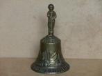 Antieke tafelbel handbel tafel bel jager geweer hond beeldje, Antiek en Kunst, Ophalen of Verzenden, Koper