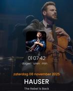 Hauser! 2 kaarten voor zaterdag 8 november Ziggo dome A'dam., Twee personen, November