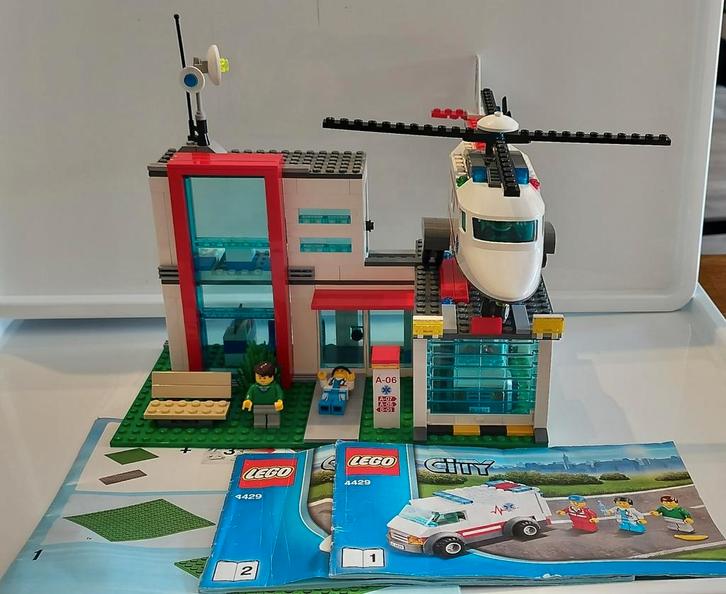 Lego 4429 Helicopter Rescue, Kinderen en Baby's, Speelgoed | Duplo en Lego, Gebruikt, Lego, Complete set, Ophalen of Verzenden