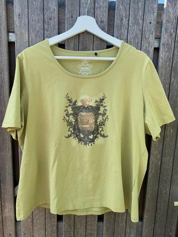 Shirt dames – lichtgroen met print – Frank Walder – maat 48 beschikbaar voor biedingen