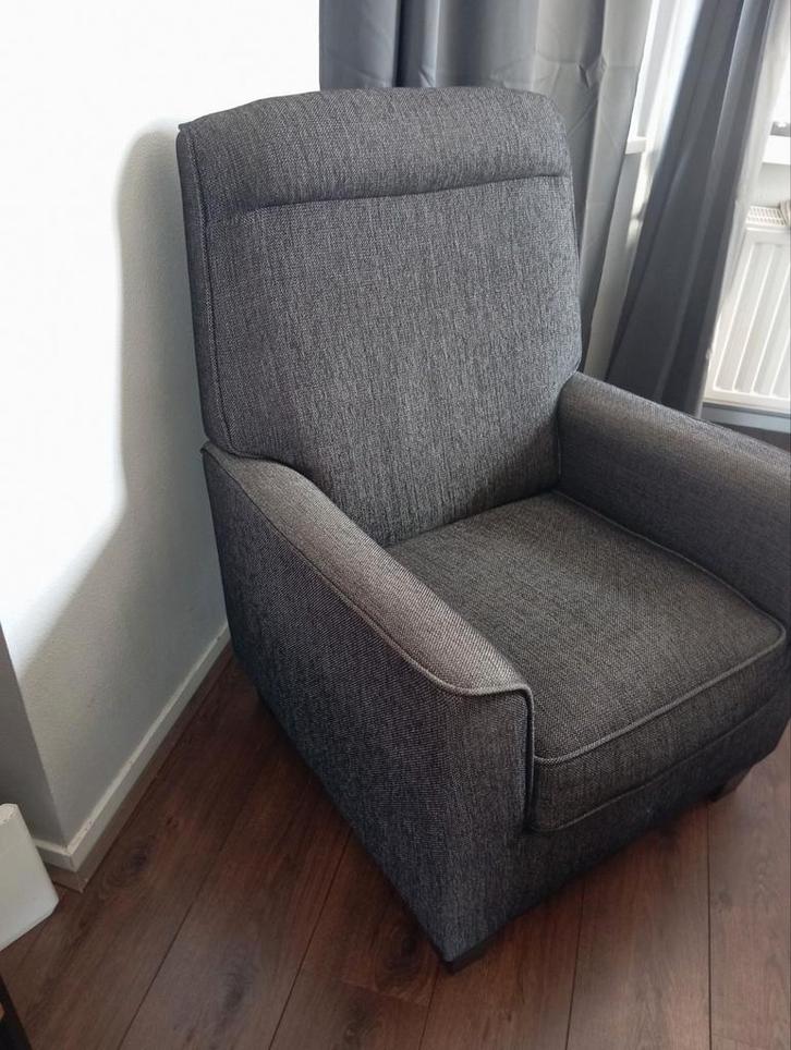 Zo goed als nieuwe fauteuil, Huis en Inrichting, Fauteuils, Zo goed als nieuw, Stof, 75 tot 100 cm, 75 tot 100 cm, Ophalen
