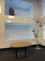 Leolux Toveri salontafel massief eiken showmodel, Huis en Inrichting, Tafels | Salontafels, Ophalen, Zo goed als nieuw, 50 tot 100 cm