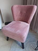 Roze fauteuil, Ophalen, Gebruikt, Minder dan 75 cm, Stof