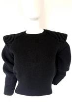 IRO WOLLEN CROPPED TRUI, ZWART, S (NEW €427) ALS NIEUW💖💖💖, Zwart, Ophalen of Verzenden, Maat 36 (S), Iro