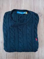 Ralph Lauren Kabeltrui XL - ZGAN, Zwart, Ralph Lauren, Maat 56/58 (XL), Ophalen of Verzenden