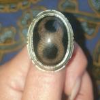 Ring maat 18 batu kayu Galih Kelor fosil 8 Indonesië, Sieraden, Tassen en Uiterlijk, Ringen, Ophalen of Verzenden, Zo goed als nieuw