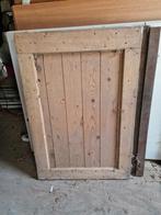 Vintage Houten Luik - 97x67 cm, Doe-het-zelf en Verbouw, Hout en Planken, Ophalen of Verzenden
