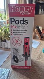 Henry Quick Stofzuiger Pods - 10 stuks, Ophalen of Verzenden, Nieuw, Reservoir, Stofzuiger