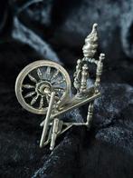 Zilveren miniatuur spinnewiel, Ophalen of Verzenden, Zilver