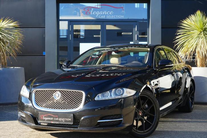 Jaguar XJ 3.0 V6 XJL Portfolio 340pk Panoramadak/Stoelverwar, Auto's, Jaguar, Bedrijf, Te koop, XJ, 4x4, ABS, Airbags, Airconditioning