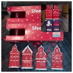 2 Postcode Loterij Huisjes, 4 kersthangers, sfeerlichtjes, Ophalen of Verzenden, Zo goed als nieuw