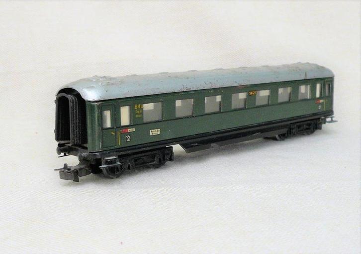 Märklin 346/1 4006 Schürzenrijtuig 2e klas., Hobby en Vrije tijd, Modeltreinen | H0, Gebruikt, Wagon, Wisselstroom, Märklin, Ophalen of Verzenden