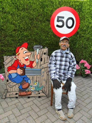 50 verjaardag feest set 3 deel Abraham klusser, verrassing. beschikbaar voor biedingen