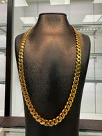 Prachtige 14 kt gouden cuban ketting, Sieraden, Tassen en Uiterlijk, Ophalen of Verzenden, Nieuw, Goud