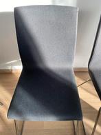 2 Grijze Stoelen, Huis en Inrichting, Stoelen, Ophalen, Gebruikt, Twee, Metaal