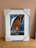 Holland Amerikalijn Poster - Nieuw Ingelijst, Ophalen, Nieuw, Hout, Minder dan 50 cm