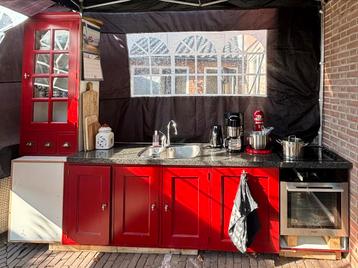 eiken keuken,kookplaat,noodkeuken,campingkeuken, camping beschikbaar voor biedingen