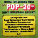 LP - POP-20 Twenty International Super Hits, Cd's en Dvd's, Vinyl | Verzamelalbums, Pop, Gebruikt, Ophalen of Verzenden, 12 inch