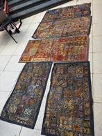 5 originele vintage wandkleden, Rajasthan India, Ophalen of Verzenden, Gebruikt, Rechthoekig